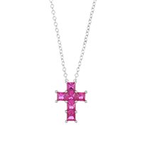 Collana Amen Donna Croci in Argento Zircone CLPCQBR - CLPCQBR